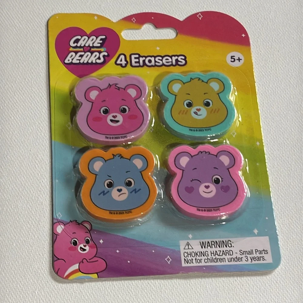 Care Bears Eraser Party Favors Care Bear ERASERS NEW Set of 13